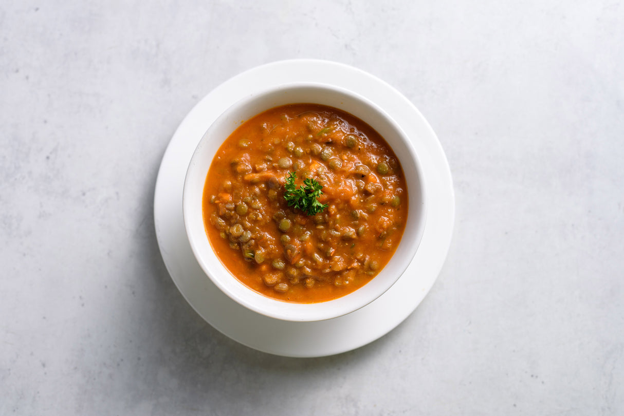 Spiced Lentil & Tomato Salad