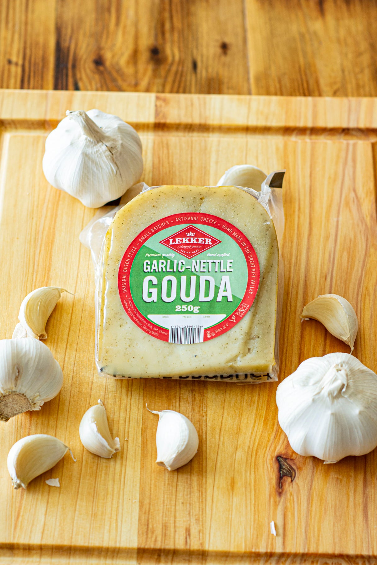 Lekker Garlic-Nettle Gouda