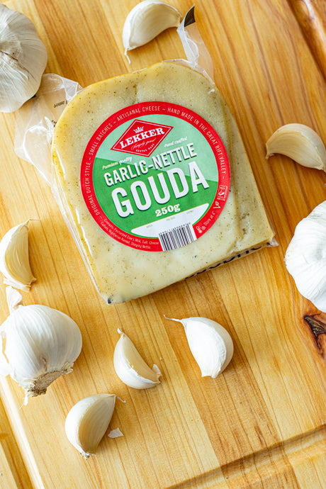 Lekker Garlic-Nettle Gouda